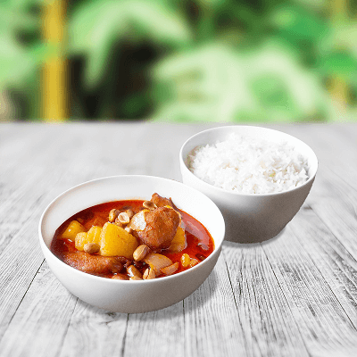 Wok Kokosmlich gelbes Curry (Massamam)