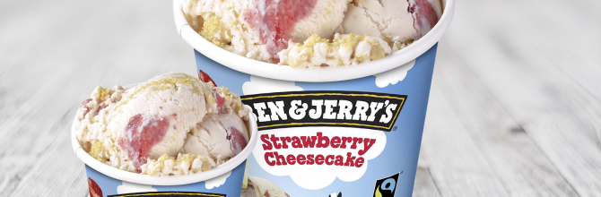 Ben & Jerry's Strawberry Cheesecake
